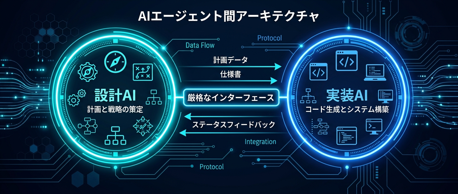 複数エージェント間での厳格なインターフェース定義