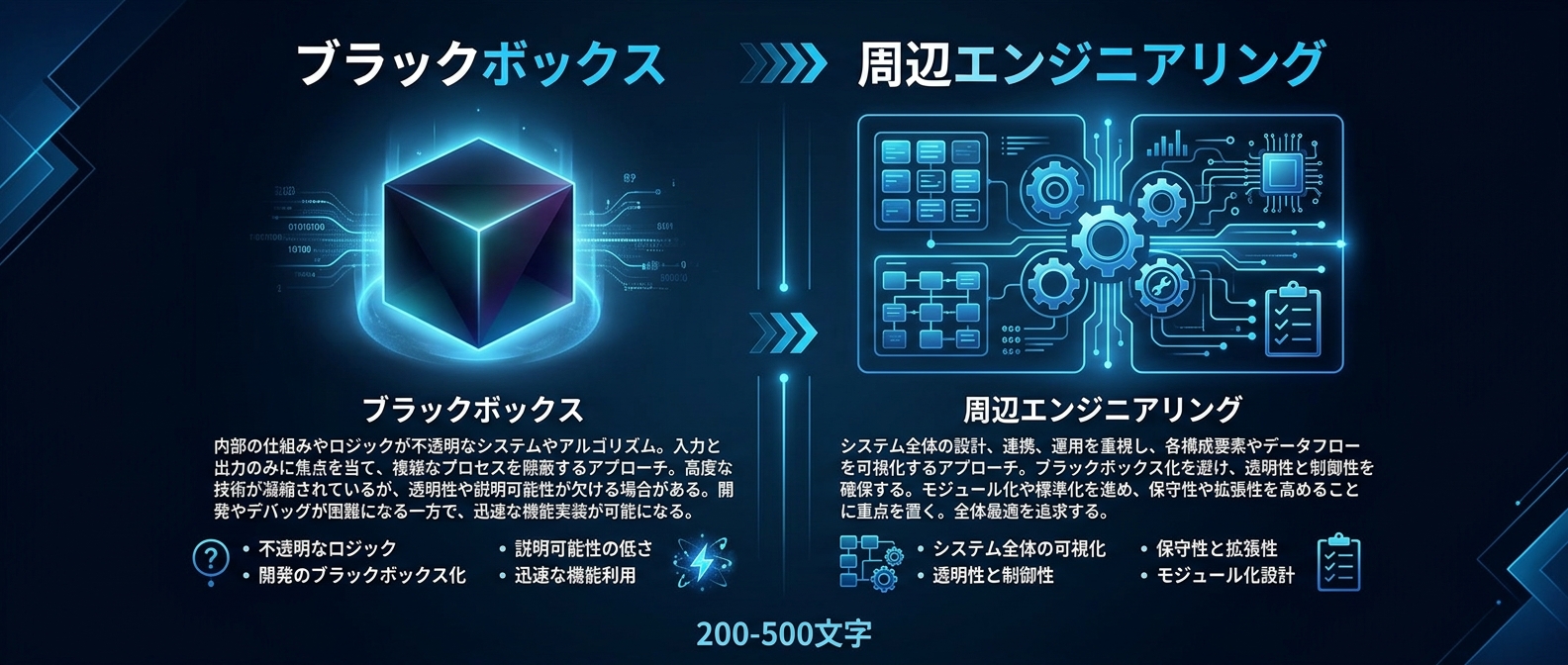 LLMの魔法に頼るか、周辺エンジニアリングで制御するか