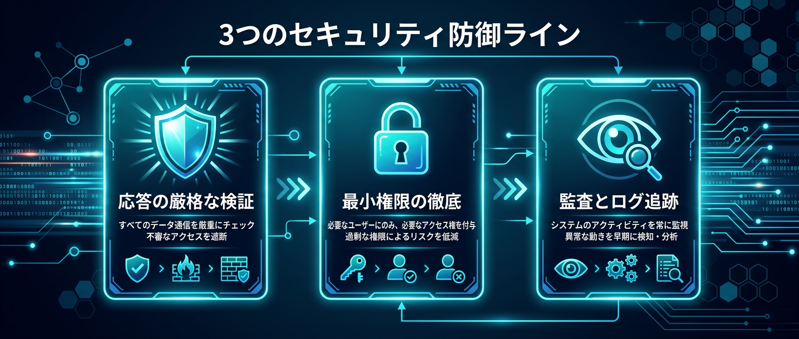 開発者が実装すべき3つの防衛線