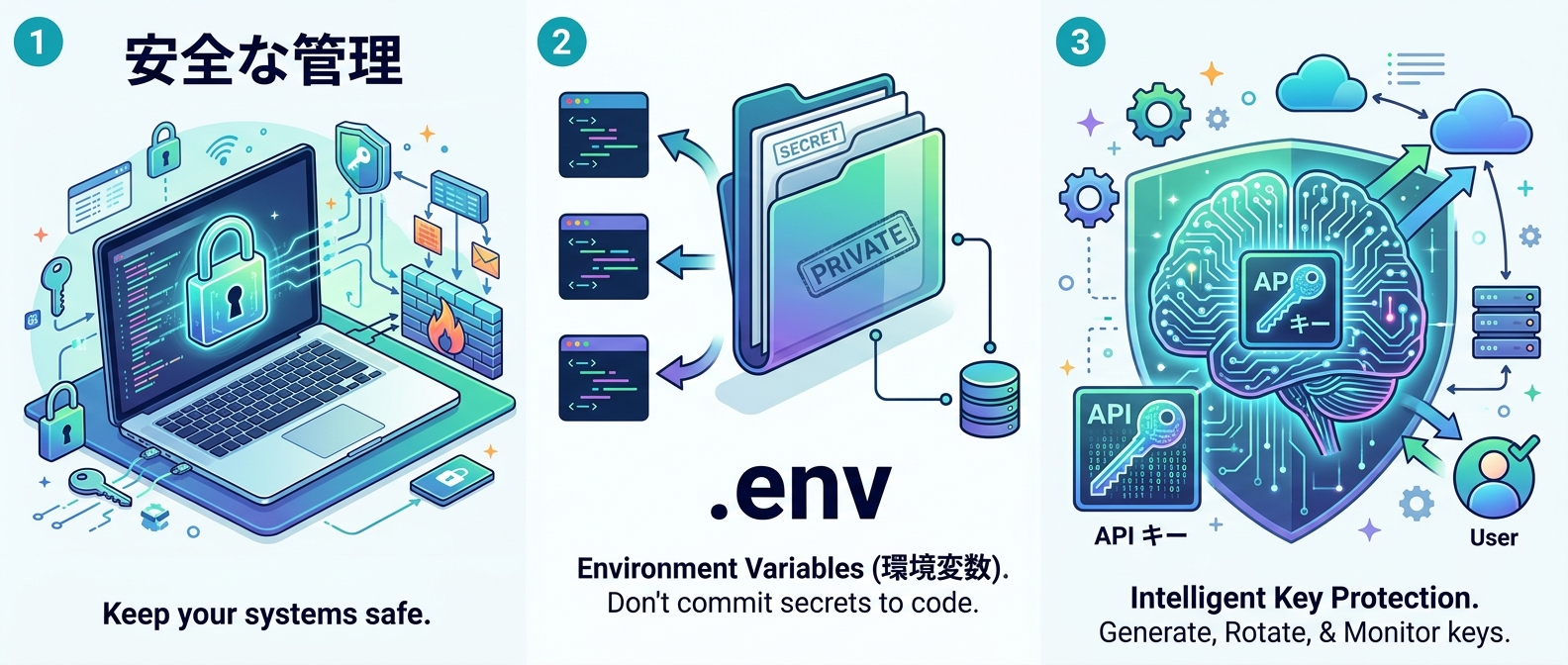 APIキーは.envファイルを使って安全に管理しよう