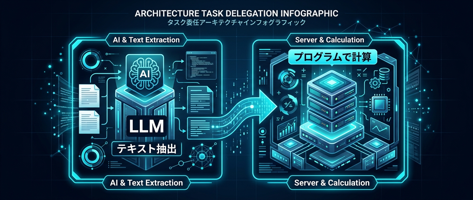 LLMとプログラムの最適な役割分担
