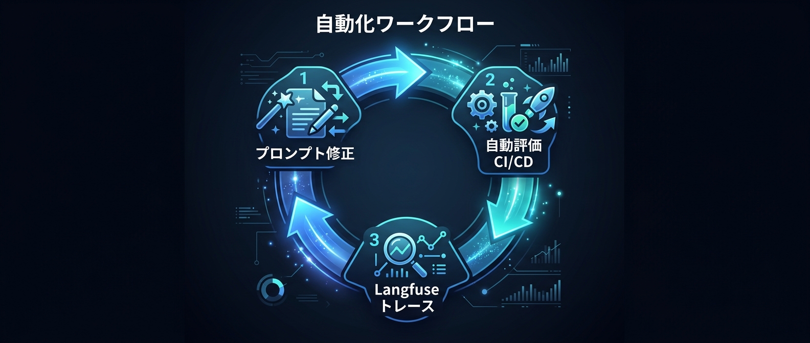 Langfuseを活用した自動評価サイクル