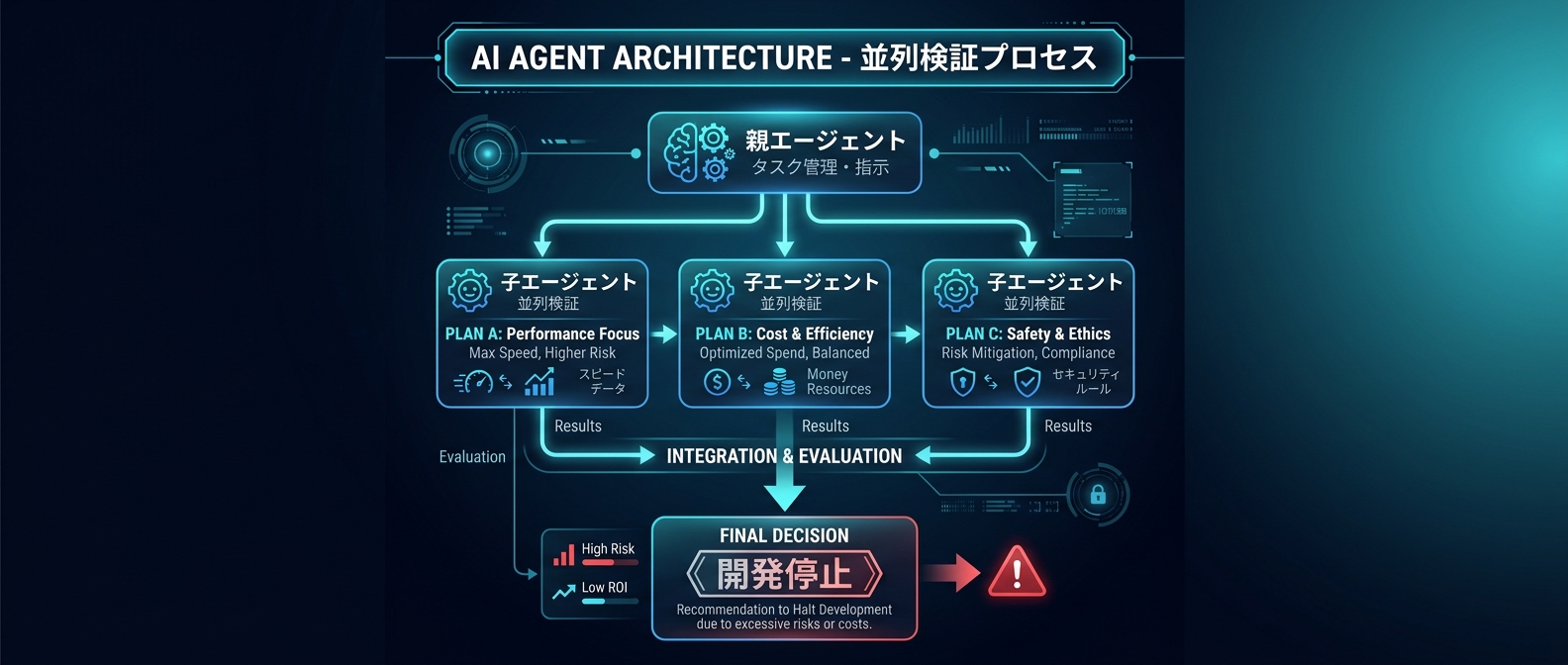 AIエージェントによる事業検証の並列処理アーキテクチャ