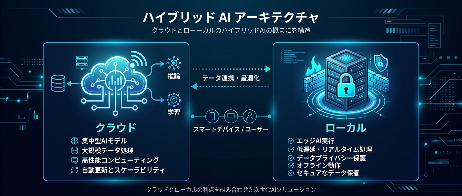 用途に応じたハイブリッドなAI設計