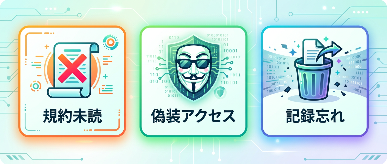 初心者が陥りやすい3つの罠