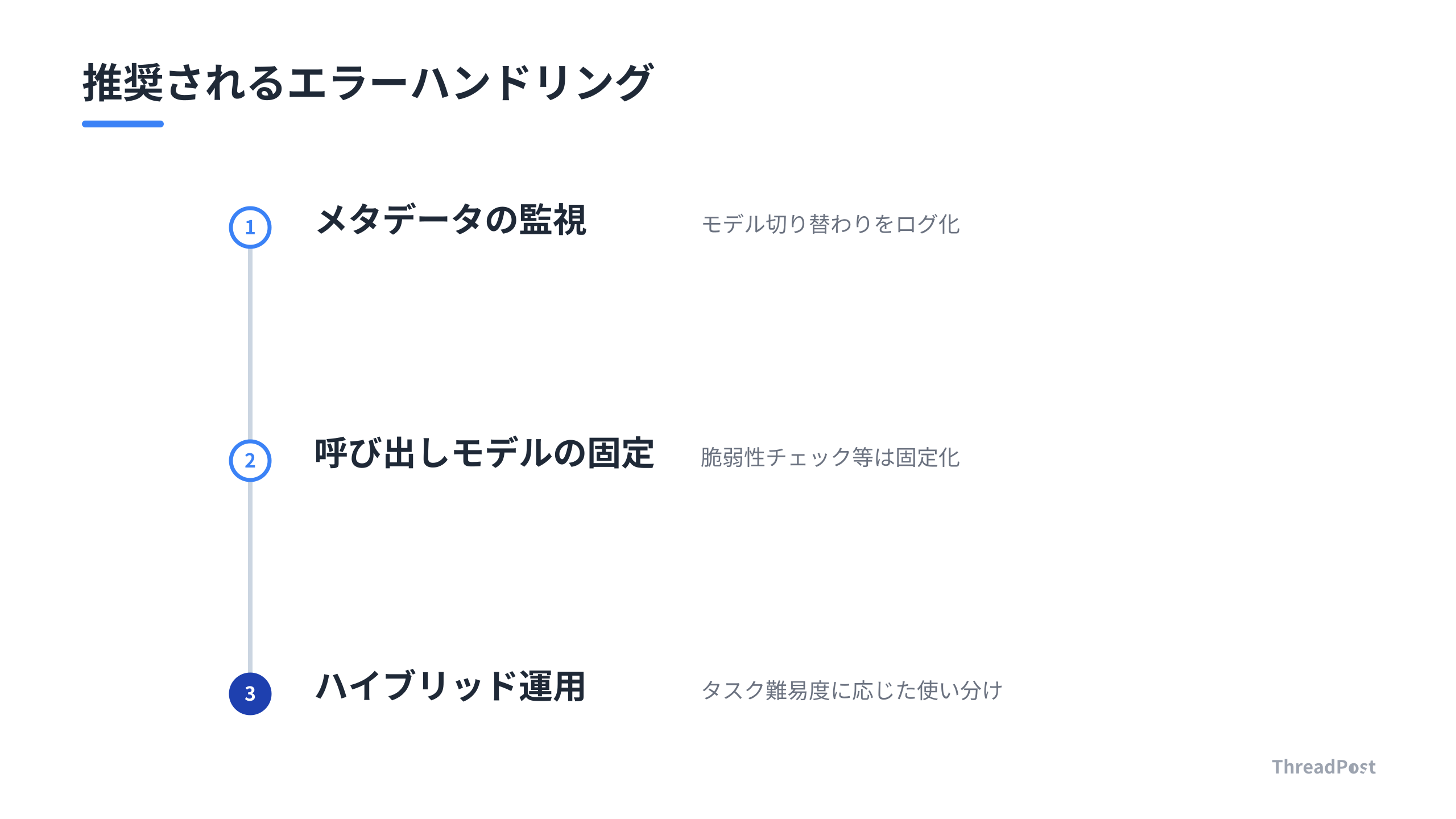 フォールバックを前提とした開発アクション
