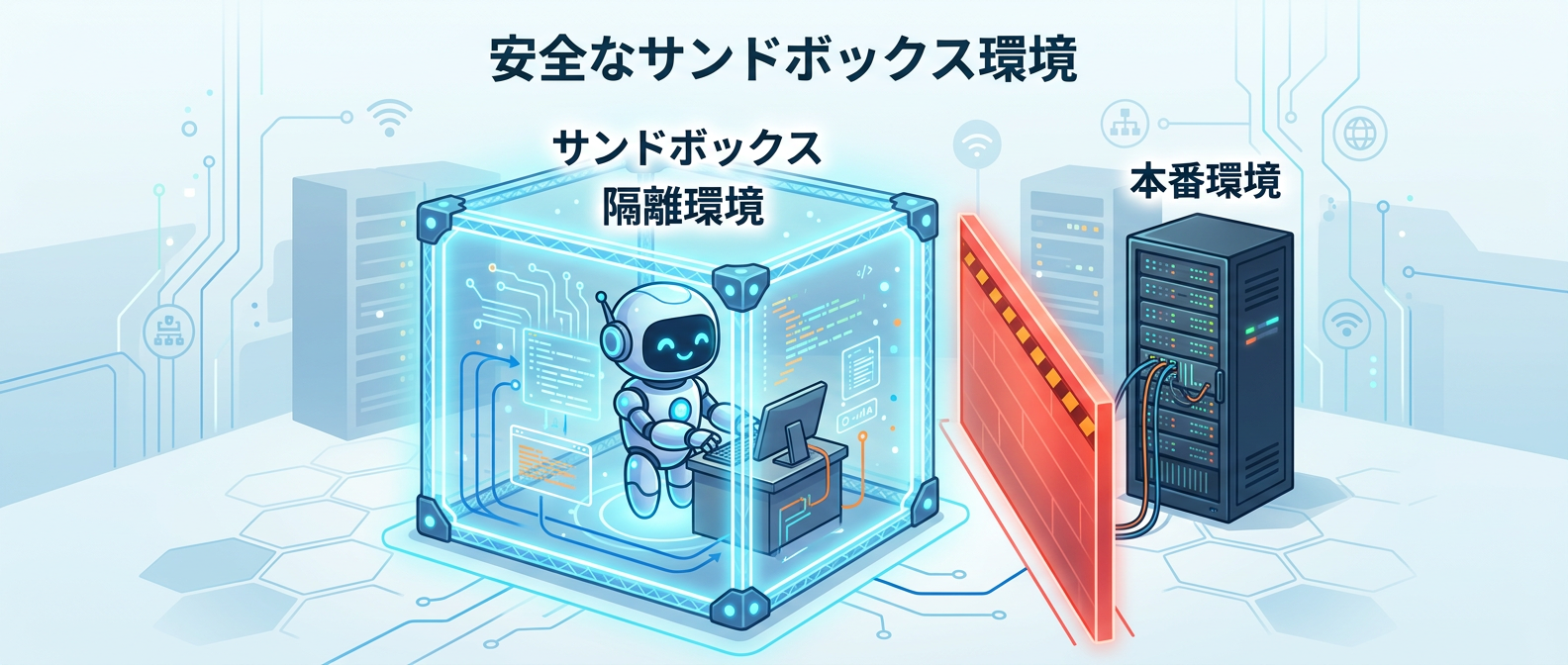 サンドボックスによる隔離された安全な監査環境