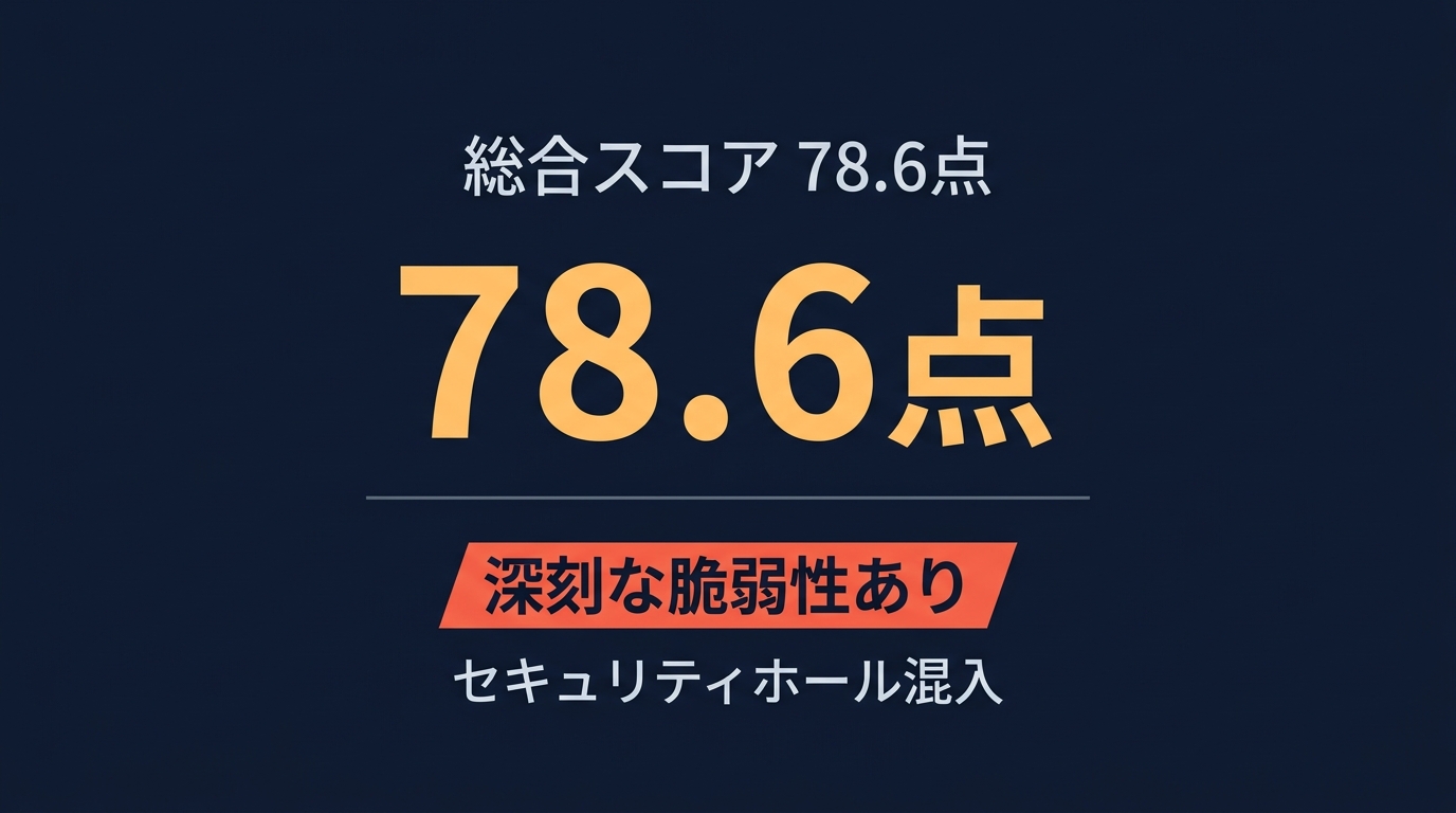 AIコーディングツールの品質スコアと脆弱性のリスク
