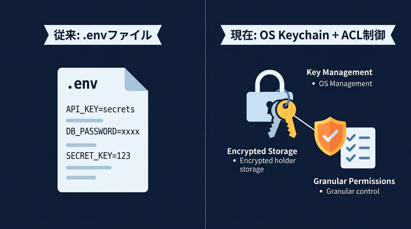 APIキー管理の変遷:環境変数からOSレベルの堅牢な制御へ