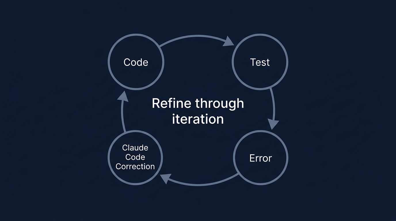 Claude Codeによる開発ループの反復プロセス