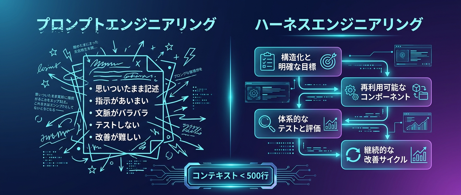 コンテキストの断捨離とHarness Engineeringのアプローチ