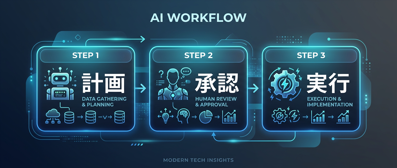 自律型AIエージェントの安全な段階的承認ワークフロー
