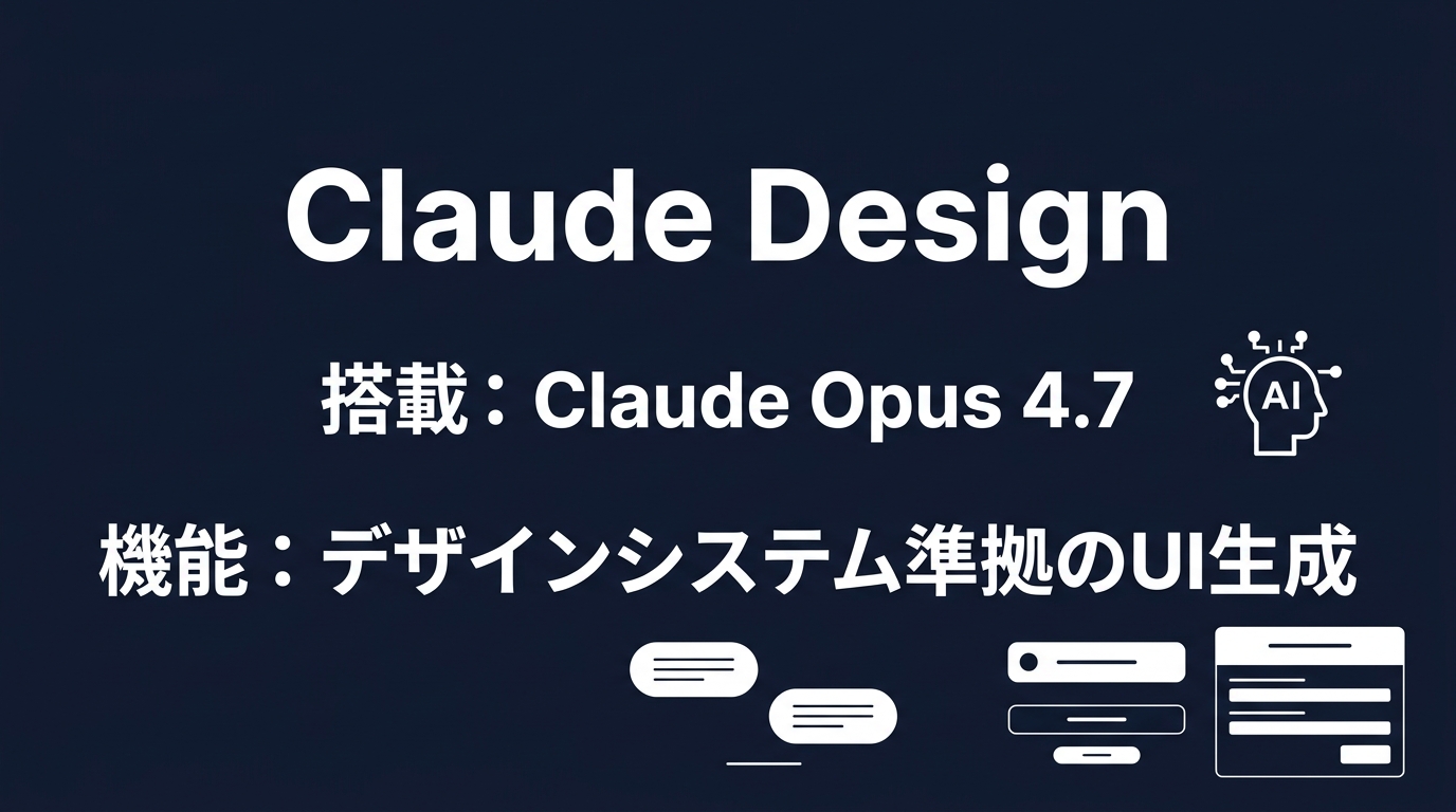 Claude Designの核心機能：Opus 4.7によるデザインシステム統合