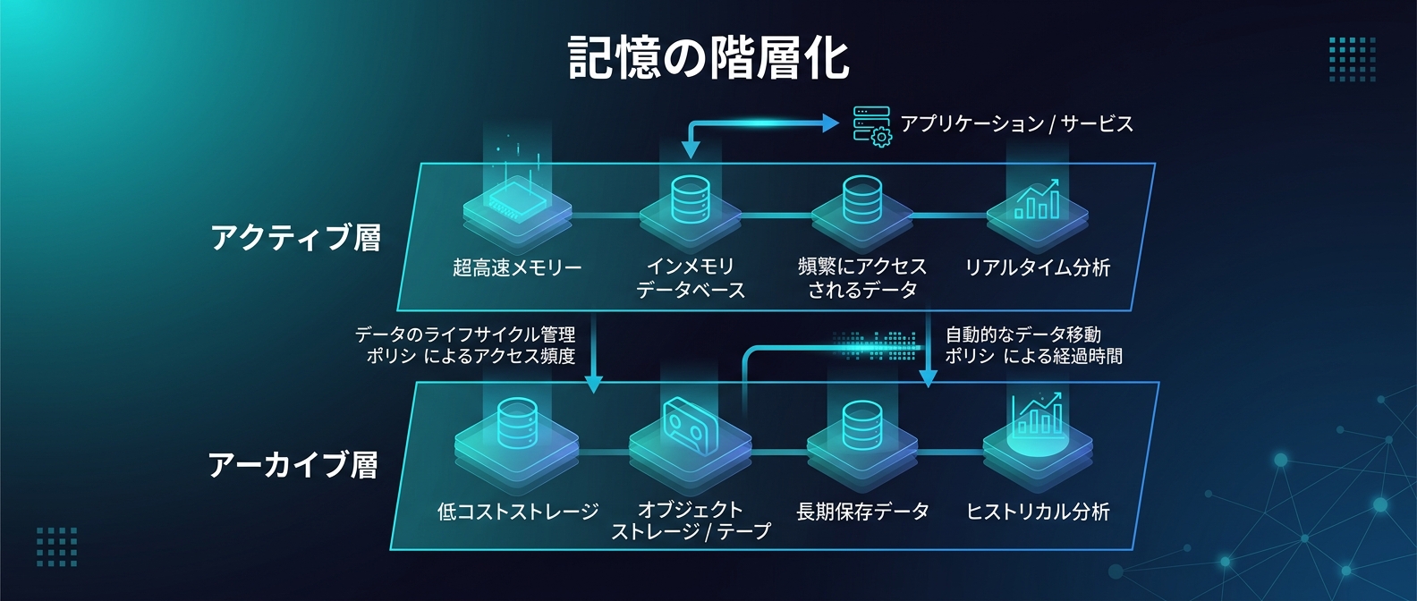 AIの混乱を防ぐ、アクティブ層とアーカイブ層による記憶の階層化