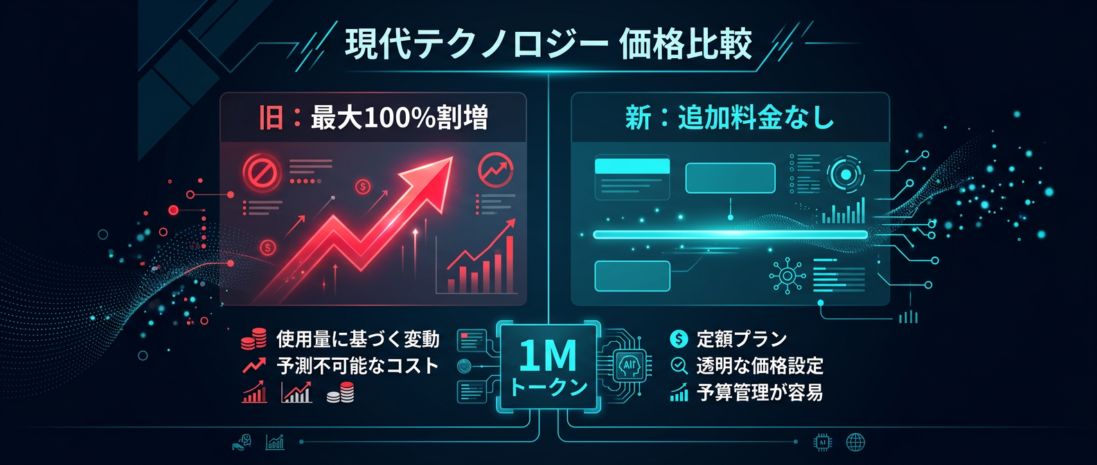 Claude 4.6の価格体系変更：1Mトークンまでのサーチャージが完全撤廃