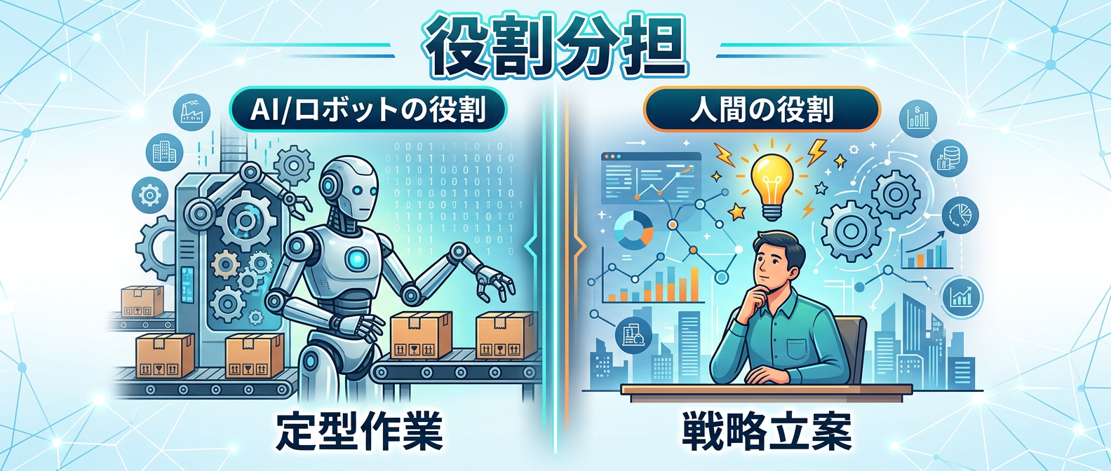 人間とAIの理想的な役割分担