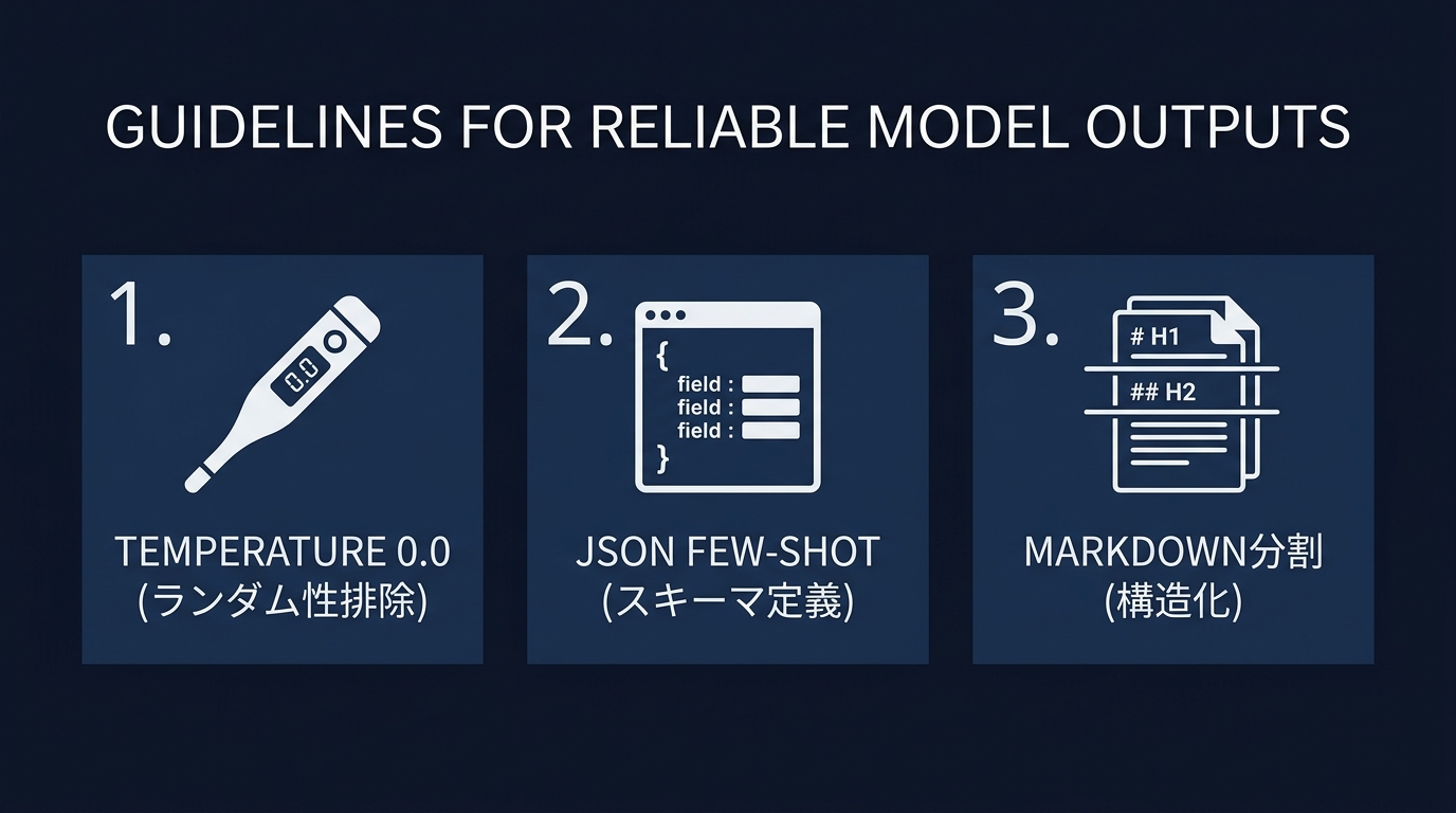 再現性を高めるプロンプト設計の3要素