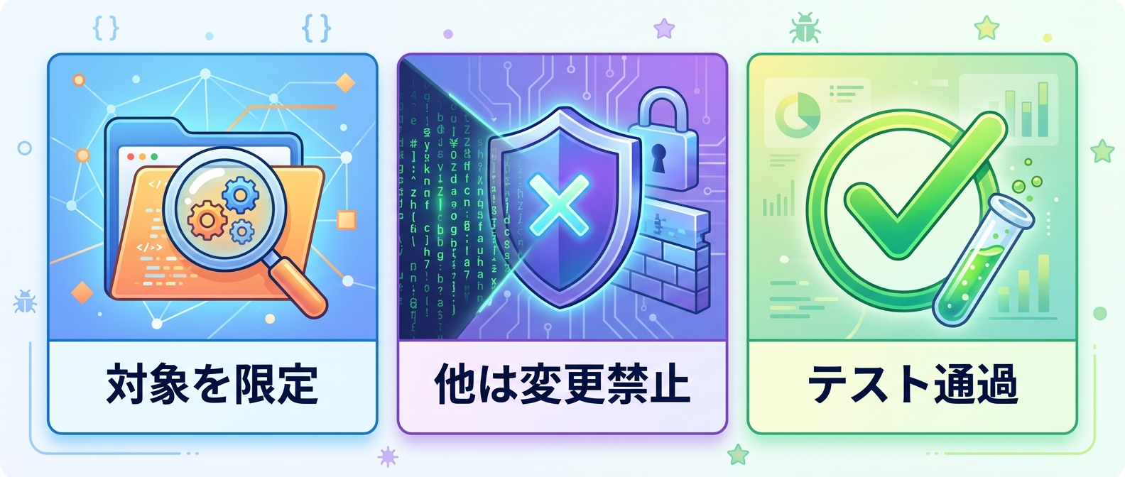 バグ修正依頼時に守るべき3つの条件