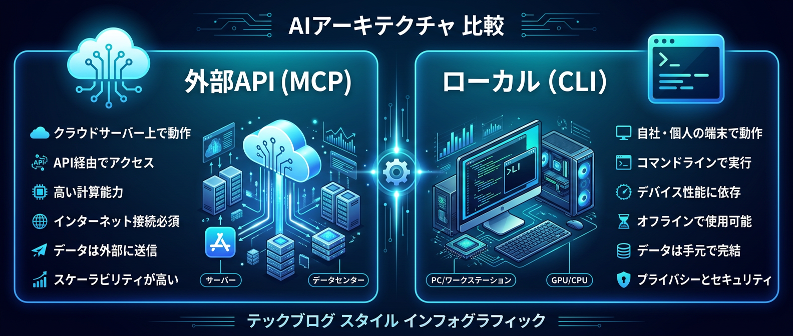 タスクの性質に応じた適材適所のアーキテクチャ選択