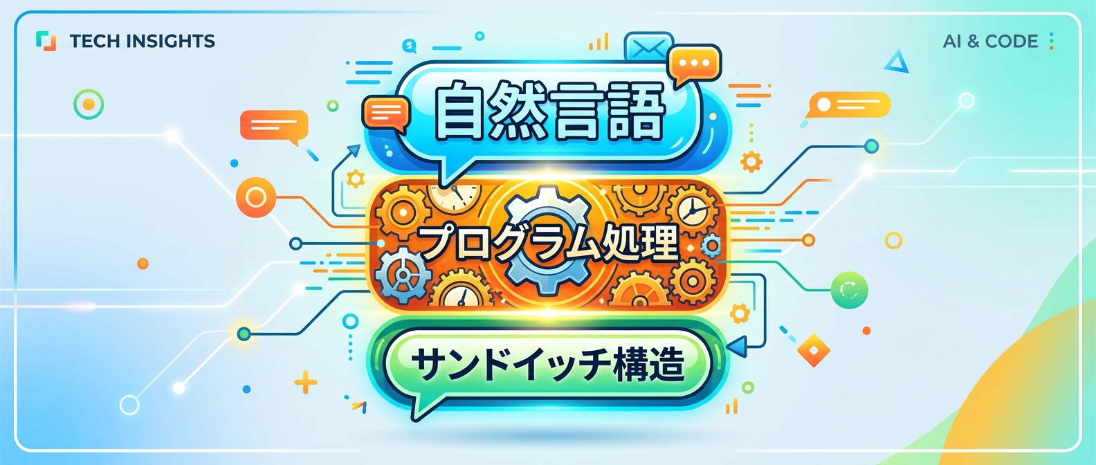 安定した推論を生むサンドイッチ構造