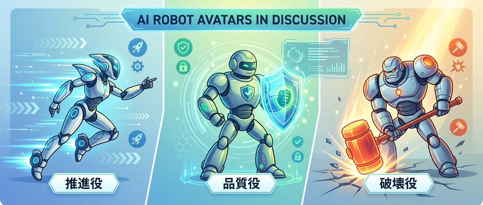 3つのペルソナによるAI合議システム