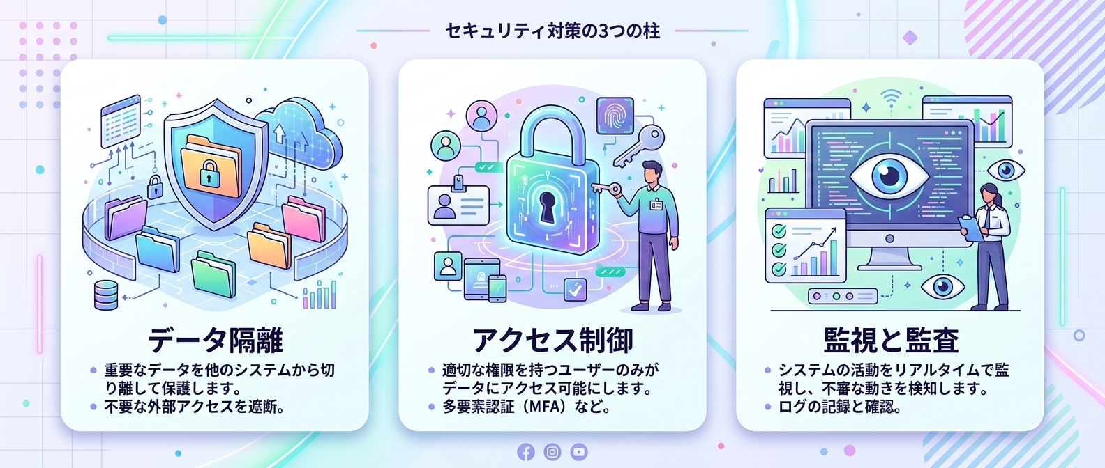 AIエージェントを安全に運用するための3つのセキュリティ柱
