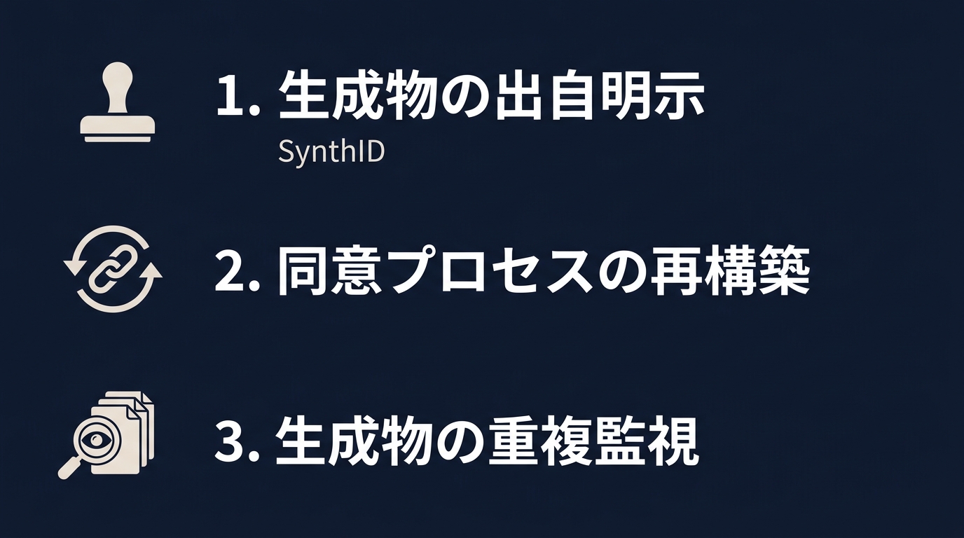 開発者が実装すべき法的リスク管理の3要素