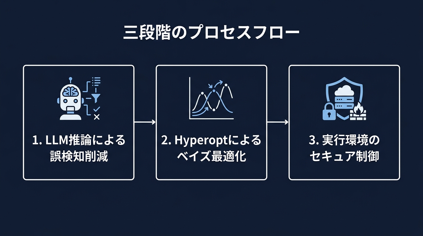 セキュリティとモデル最適化の自動化ループ