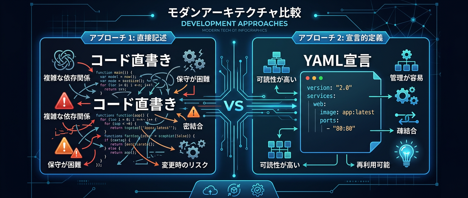 エージェント設計の進化：コード直書きからYAML宣言へ