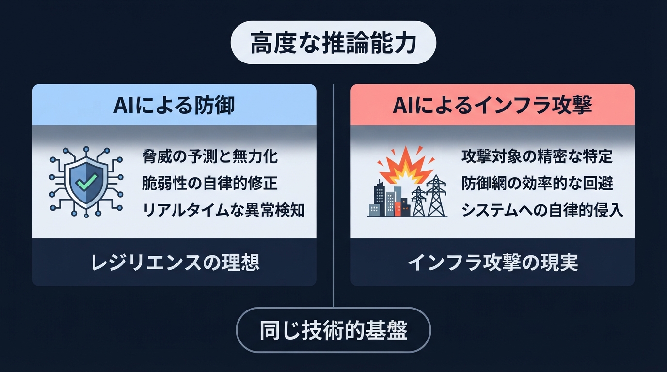 レジリエンスとインフラ攻撃の表裏一体性