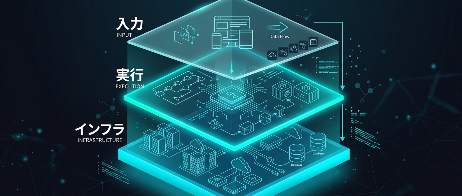 AIアプリケーションにおける3つのレイヤーの分離