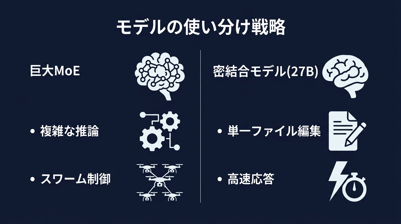 タスク複雑度に基づくモデル選定戦略
