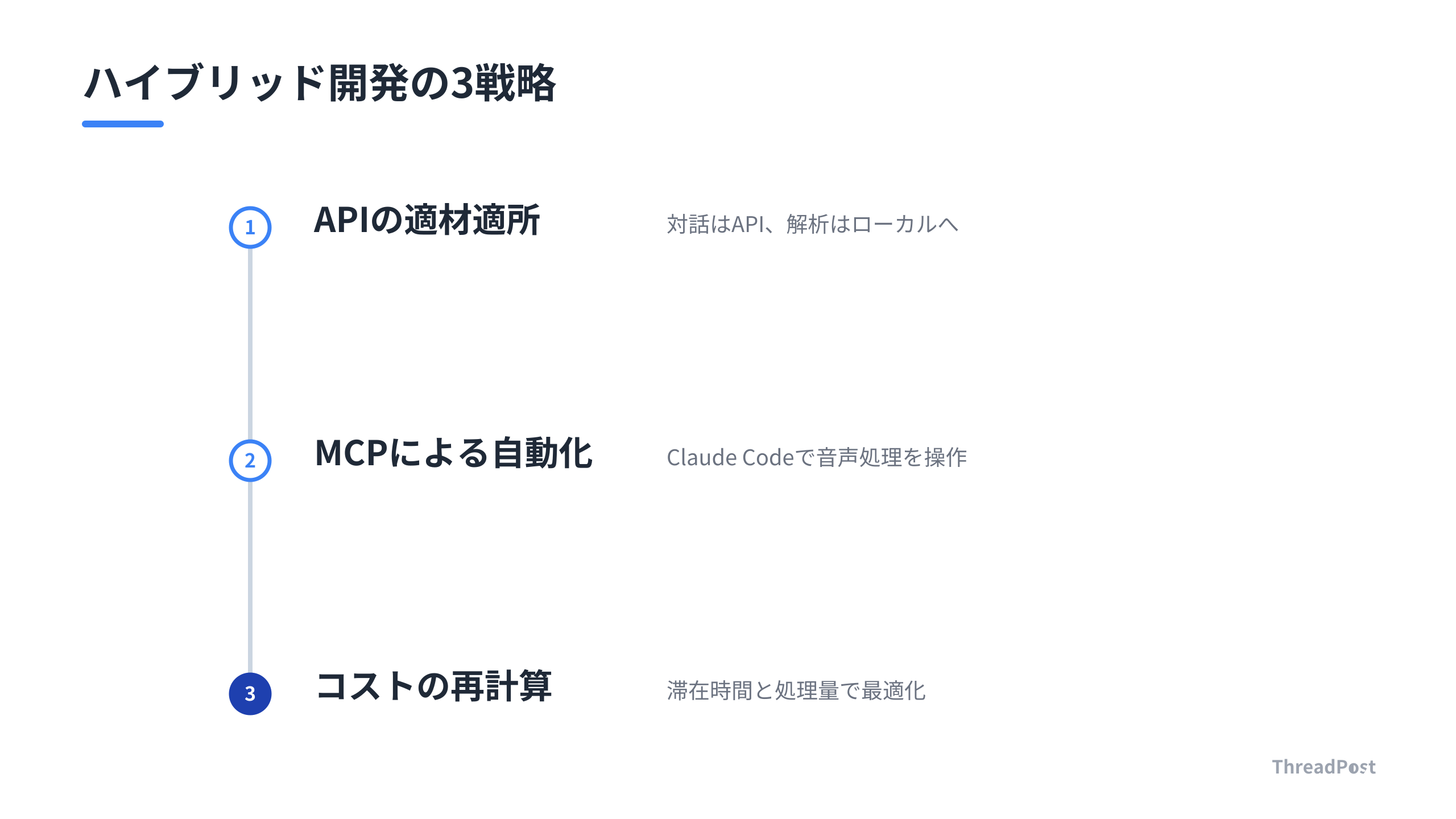開発者が取り組むべき3つの実務ポイント