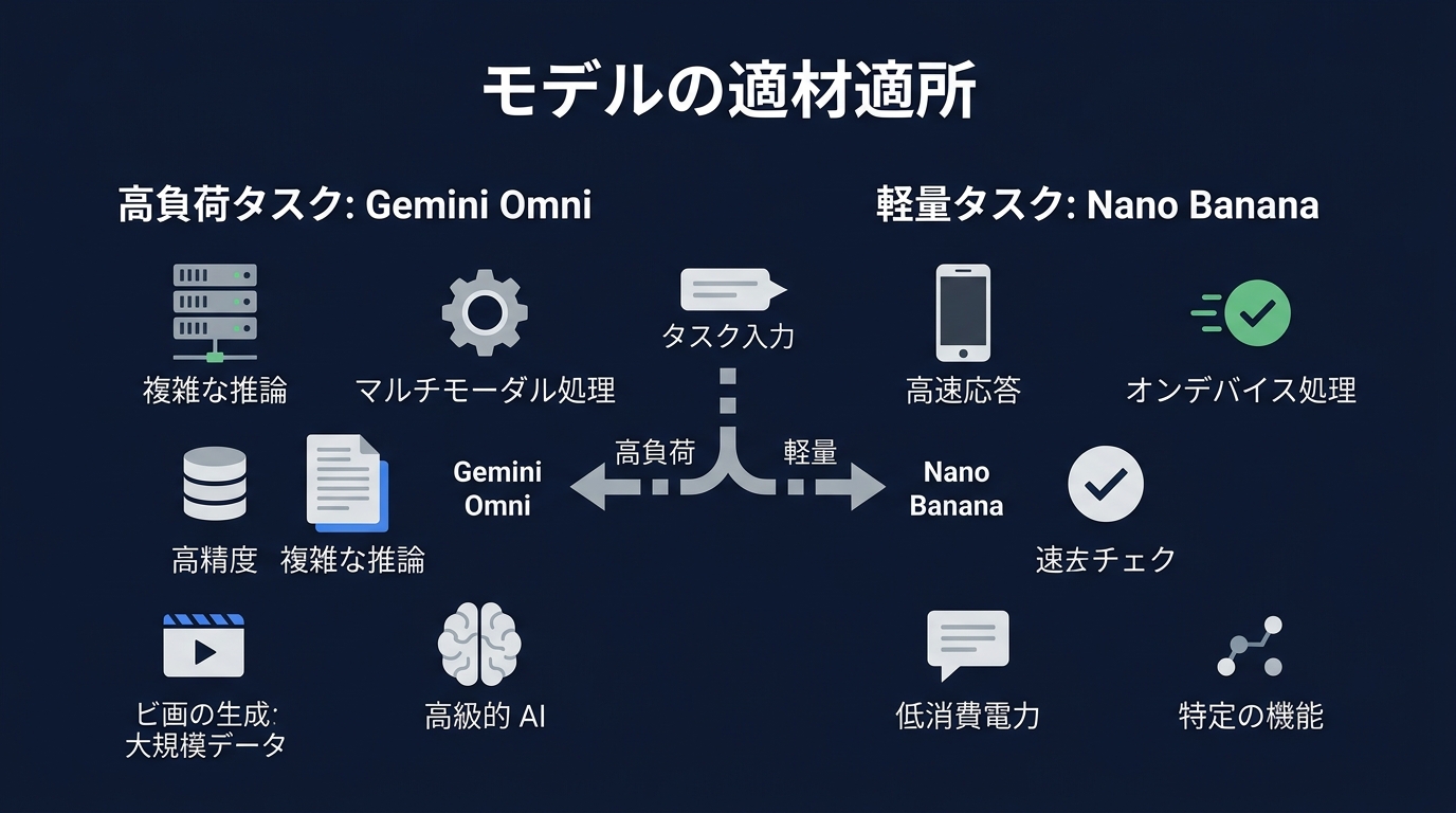タスクに応じたモデルの使い分けによるコスト削減