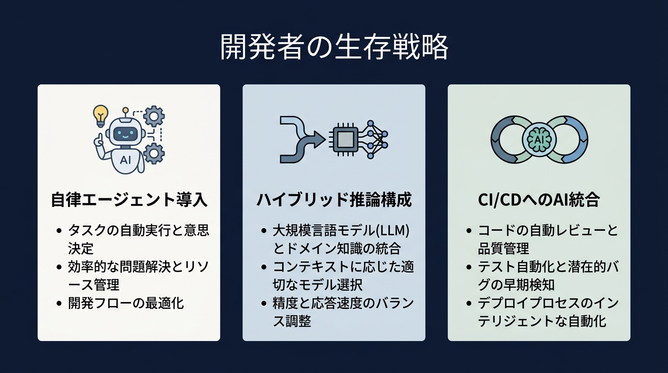 開発者が明日から変えるべき3つのアクション