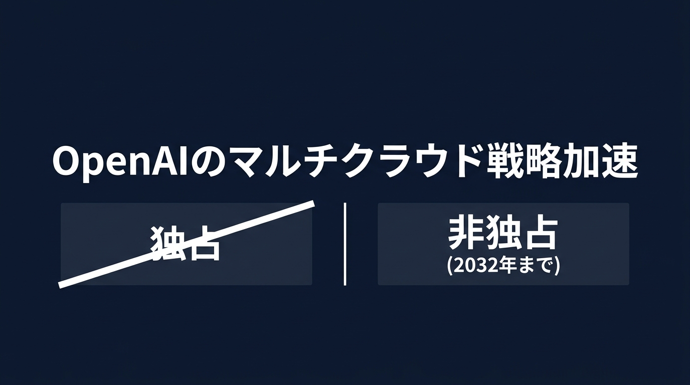 OpenAIとMicrosoftの提携関係の改定内容