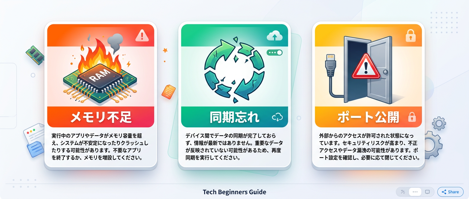 初心者がハマりやすい3つの罠