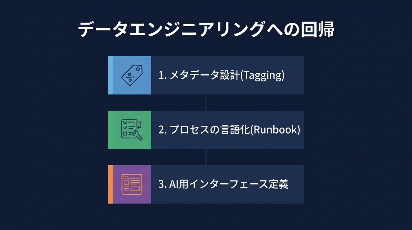 エンジニアがとるべき3つのアクション