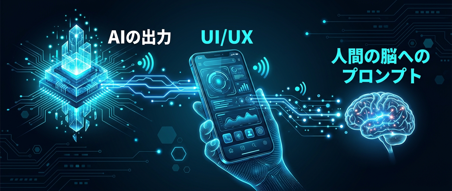 AIの出力はユーザーの脳に対する「プロンプト」として機能する