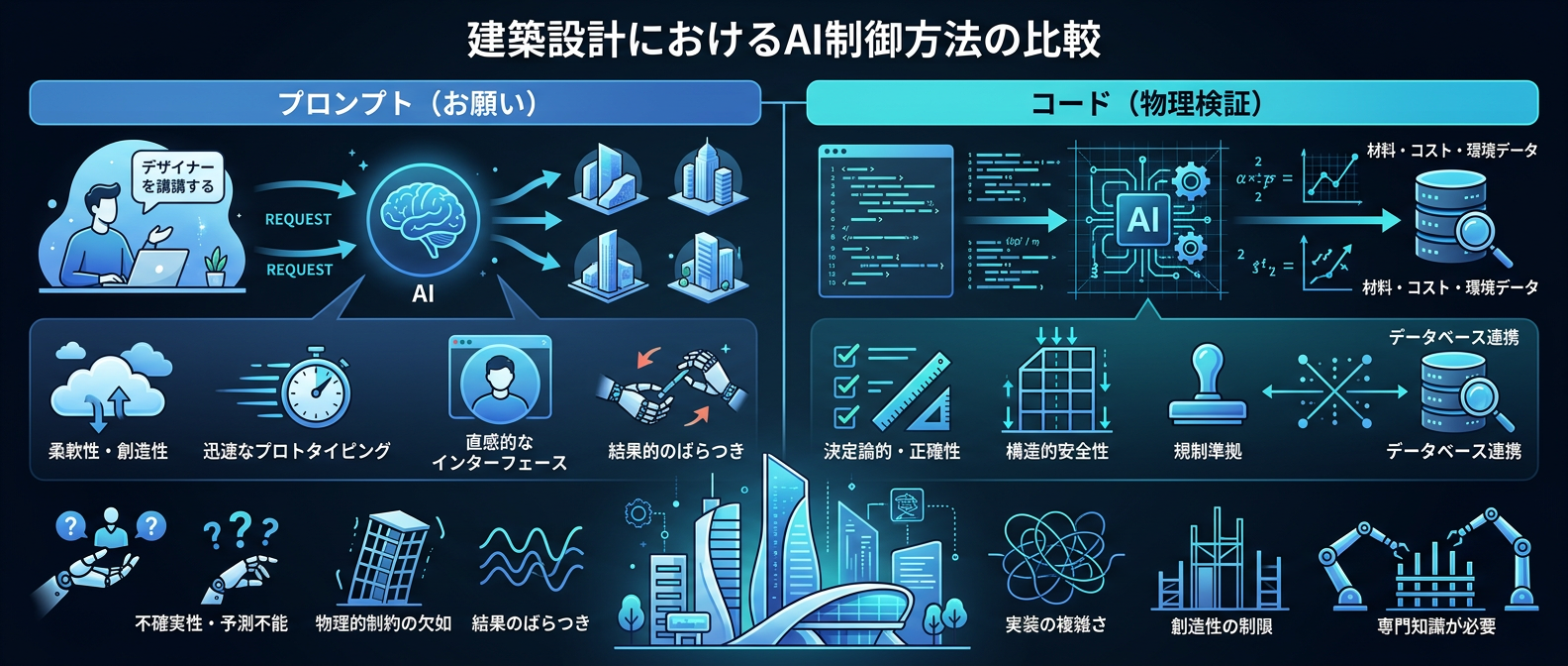 プロンプトへの依存から脱却し、コードによる物理検証へ