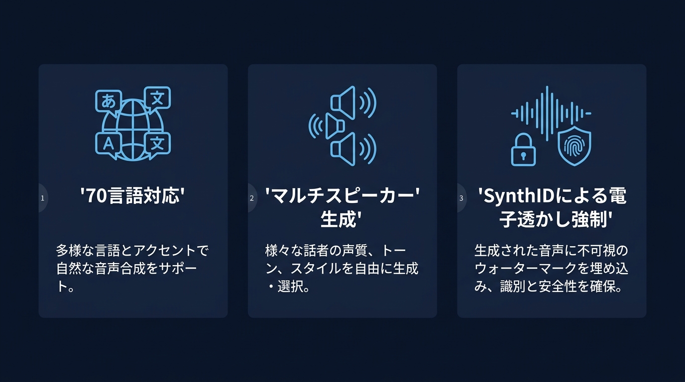Gemini 3.1 Flash TTSの主要機能