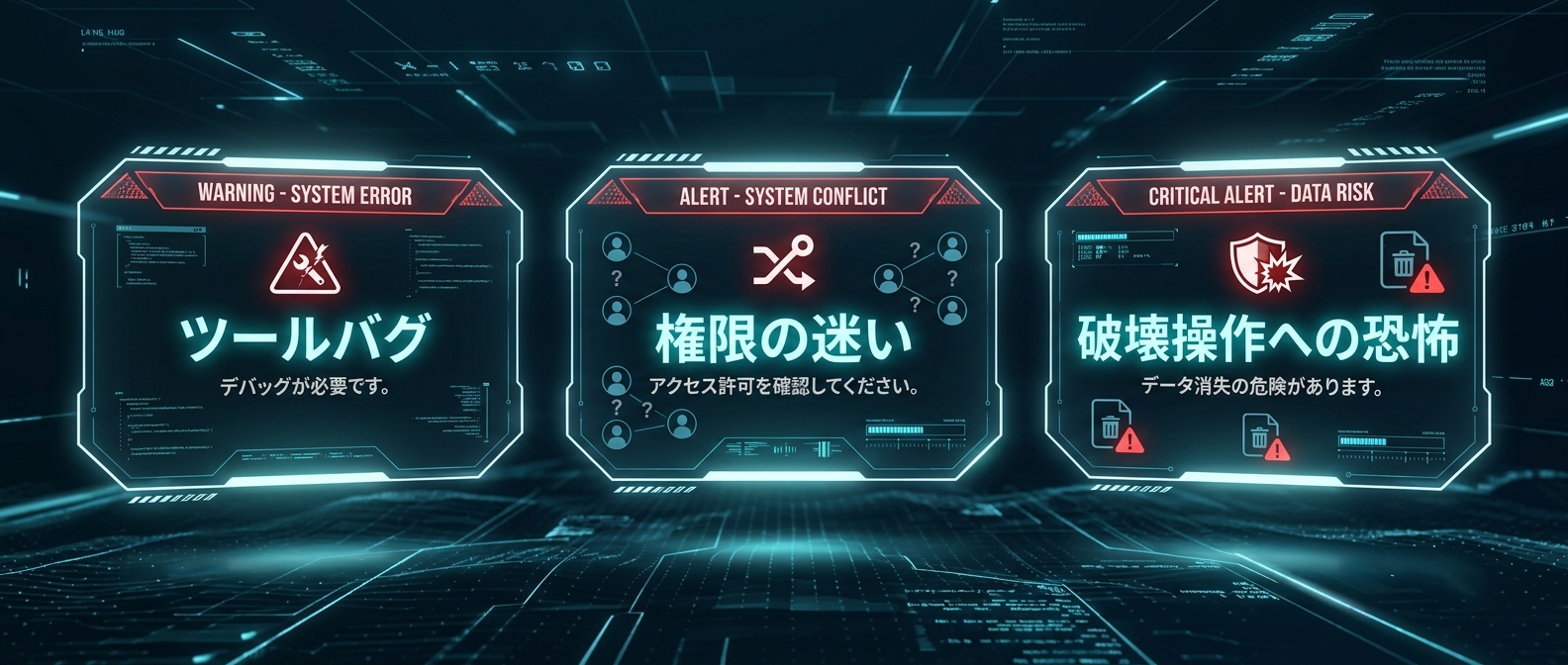 AIエージェントが途中でスタックする3つの主な原因