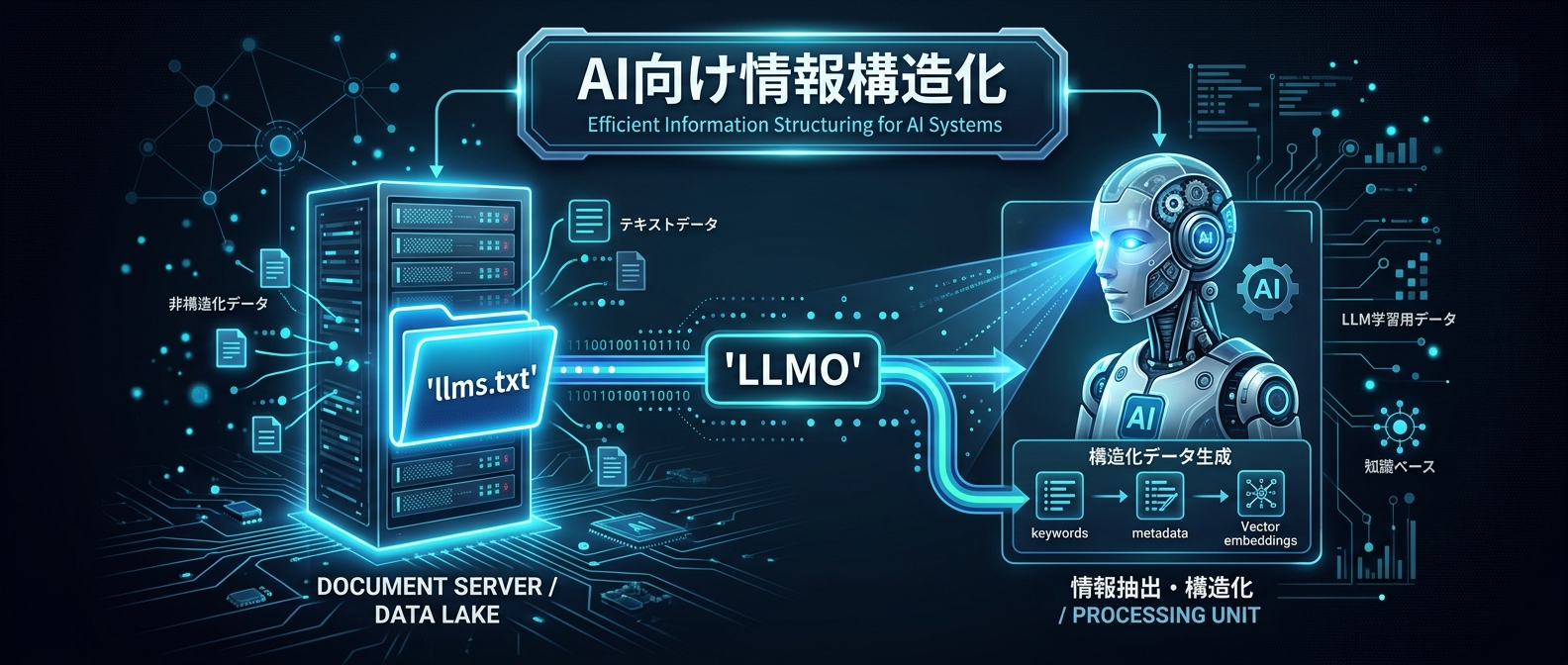 AIエージェントに向けた情報構造化（LLMO）とllms.txtの役割