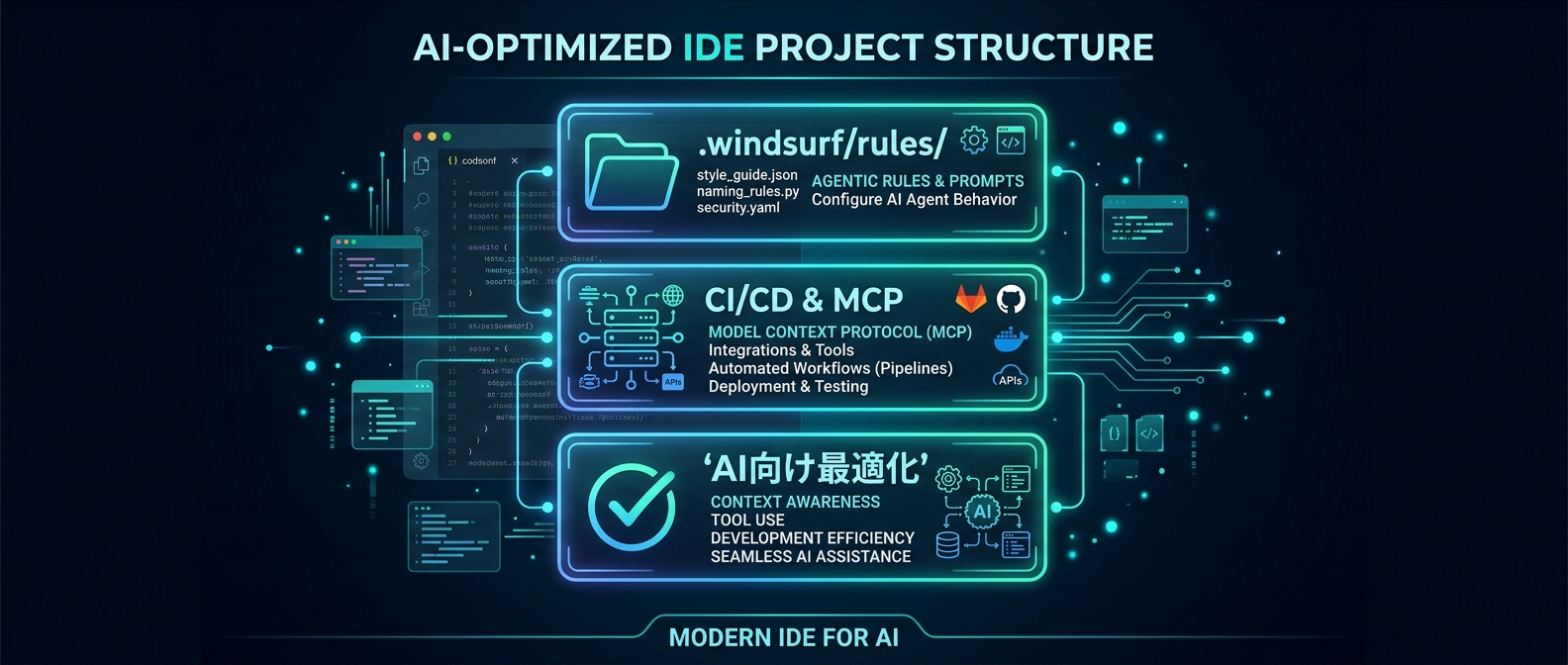 ルールファイルやCI/CDを活用した、AIエージェントが迷わず自己修正できる最小限の環境構築