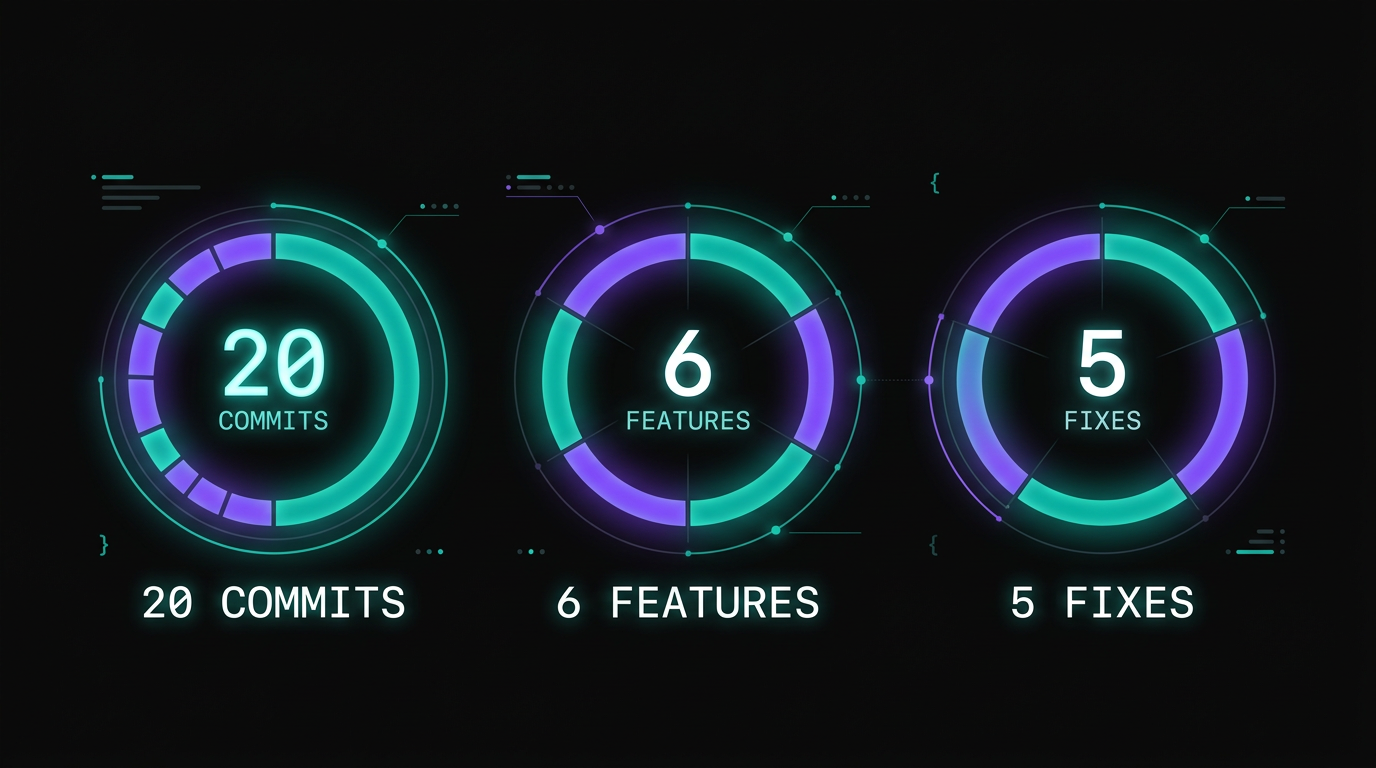 今週の開発ハイライト：プロンプトと向き合った20コミット