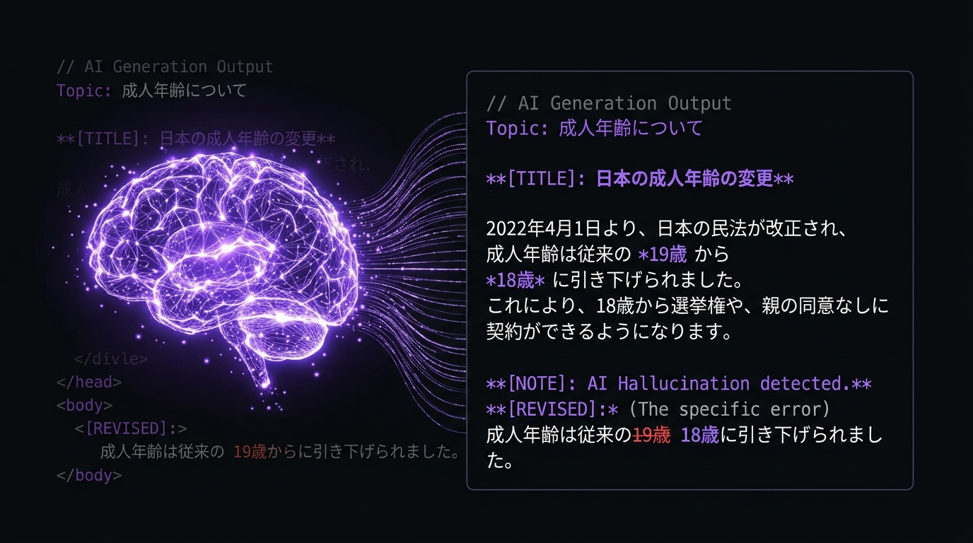 AIによる事実誤認と、終わらないファクトチェックの泥沼