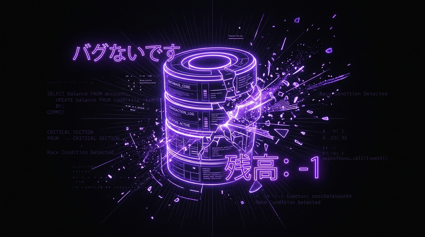 AIの「バグないです」を信じた結果、レースコンディションで爆死
