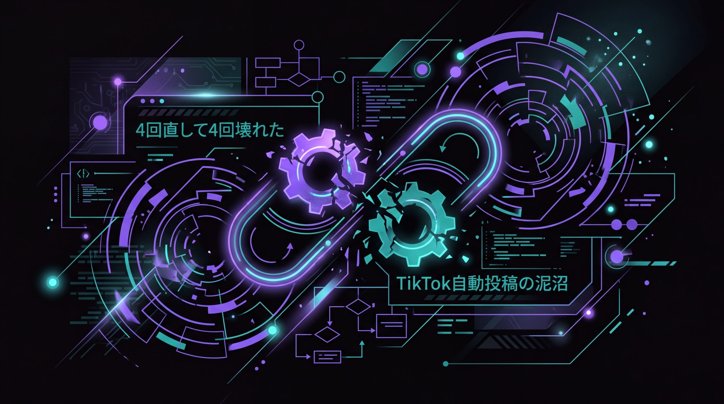 終わらない泥沼。4回直して4回壊れた自動化の記録