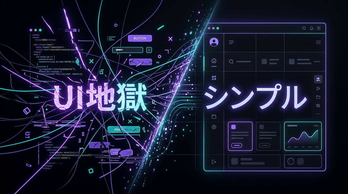 複雑なUIを捨て、シンプルな構造に戻す決断