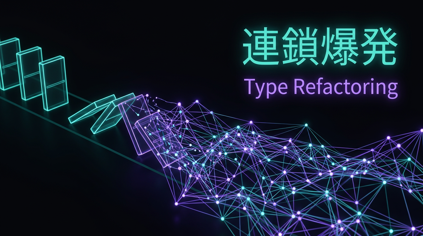 1つの型修正から始まった、システム全体の連鎖的な再構築